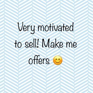 Accepting all reasonable offers!